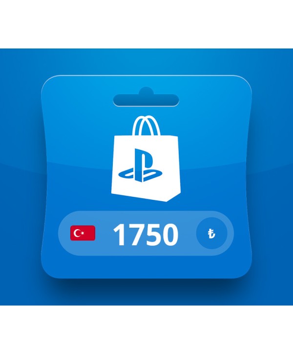 PlayStation Network TRY 1750 Card TURKEY PlayStation 4 Key TÜRKIYE